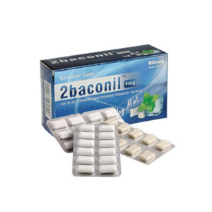 2Baconil 4mg Icy Mint Gum, 9tabs