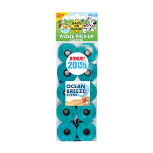 BOB Ocean Scented Waste Pick-Up Bags, 120 Bags