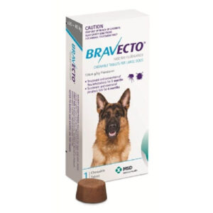 Bravecto 1000mg (20-40kg) Fluralaner, 1piece