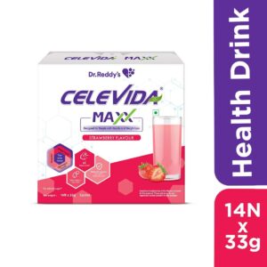 Celevida Maxx Sachet, 462gm (Strawberry)