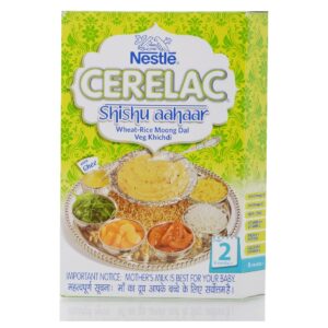 Cerelac Wheat Rice Moong Dal Vegetables Khichdi Stage 2, 300gm