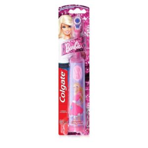 Colgate Battery Power Barbie Toothbrush for Kids, 1piece