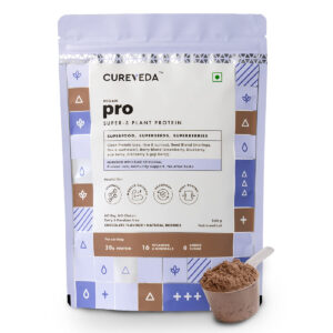 Cureveda Vegan Pro Plant Protein Chocolate Berry, 500gm