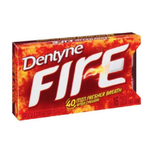 Dentyne Fire Spicy Cinnamon Sugar Free Gum, 1pack