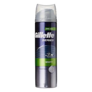 Gillette Series 3X Sensitive Foam, 245gm