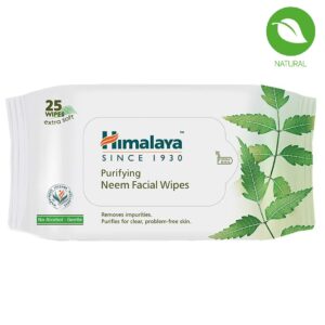 Himalaya Purifying Neem Facial Wipes, 25Pieces
