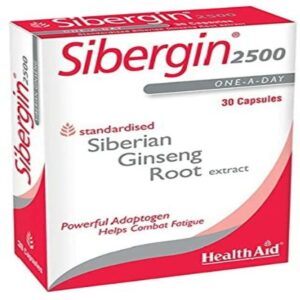 Health Aid Sibergin 2500 Siberian Ginseng 500mg, 30caps