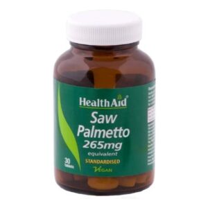 Health Aid Saw Palmetto 265mg Equivalent, 30tabs