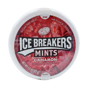 Ice Breakers Cinnamon Sugar Free Mints, 42gm