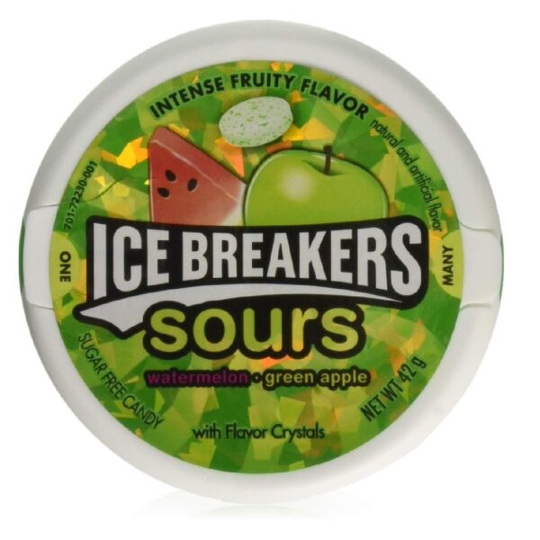 Ice Breakers watermelon and Green Apple Sour, 1pc