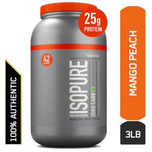 Isopure Zero Carb Powder, 3lbs (Mango Peach)