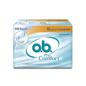 O.B. Pro Comfort Tampons Super Heavy Flow, 10pcs