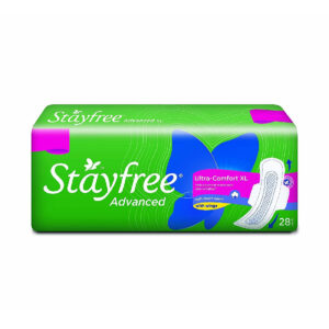 Stayfree Advanced Ultra Comfort Sanitary Napkins With Wings, 28pcs (XL)