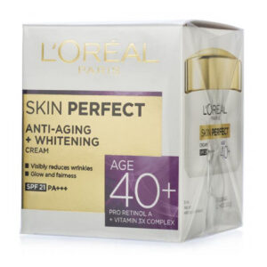 L'Oreal Skin Perfect Anti-Aging + Whitening Cream Age 40+, 50gm