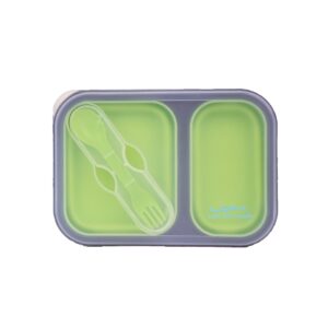 Lofa Lunch Box Double Compartment, 1piece (Yellow)