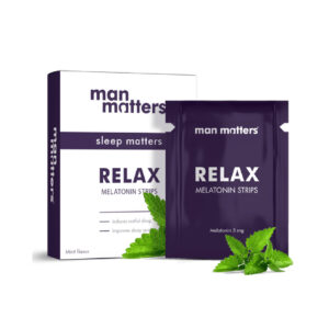 Man Matters Relax Melatonin Strips, 30pcs