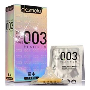 Okamoto 003 Platinum Condoms, 10pcs