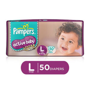 Pampers Active Baby (9-14kg), 50pcs (L)