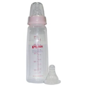 Pigeon PP-Bottle M-2 Nipple (88060), 240ml (Pink)
