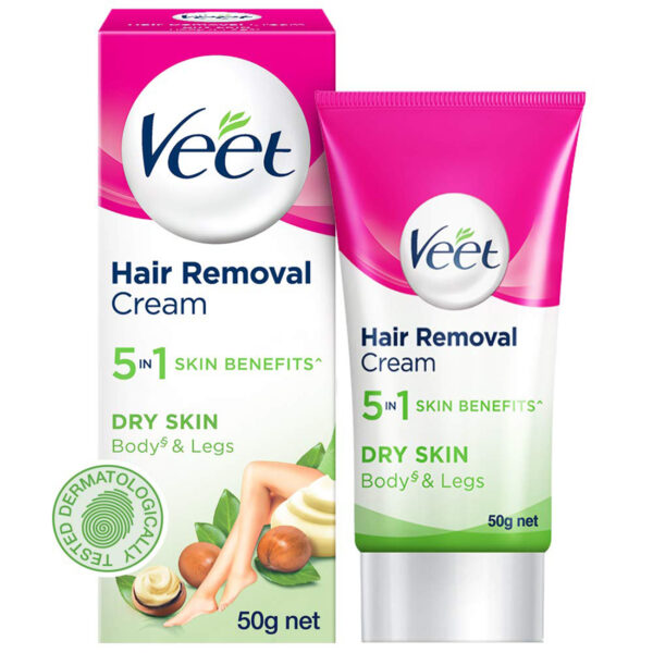 Veet Hair Removal Cream (Dry Skin), 50gm