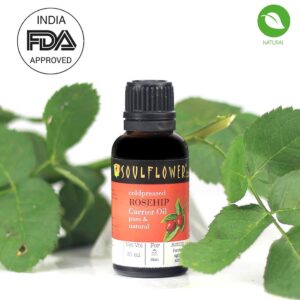 Soulflower Coldpressed Rosehip Carrier Oil, 30ml
