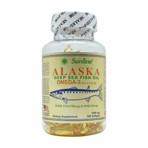 Sunline Alaska Deep Sea Fish Oil Omega 3, 100caps