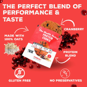 The Health Factory Pro Cranberry Cookie, 33gm