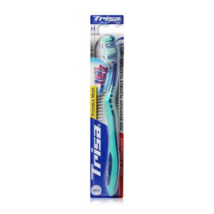 Trisa Flexible Head Hard Toothbrush, 1piece