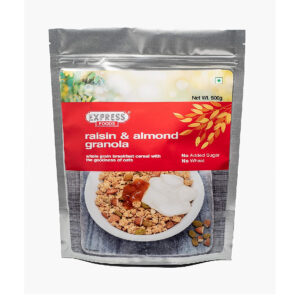Express Foods Raisin And Almond granola, 500gm