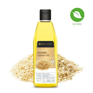 Soulflower Coldpressed Sesame Carrier Oil, 225ml