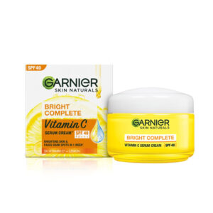 Garnier Skin Naturals Bright Complete Vitamin C Serum Cream with SPF40, 45gm