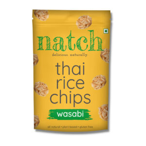 Natch Thai Rice Chips Wasabi, 100gm