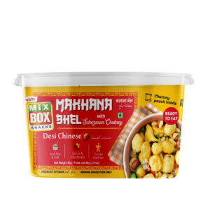 Mix Box Makhana Bhel With Schezwan Chutney, 90gm