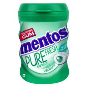 Mentos Pure Fresh Spearmint Gum, 1pack