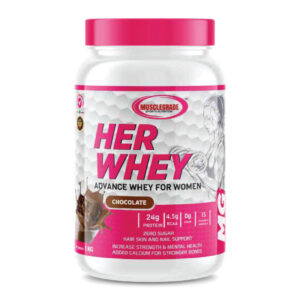 MuscleGrade Her Whey Chocolate Powder, 1kg