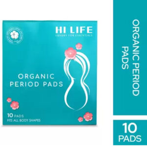 Hi Life Organic Period Pads, pack of 10