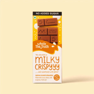 The Whole Truth Foods Milk Crispy Chocolate, 50gm