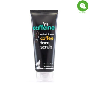 mCaffeine Naked & Raw Coffee Face Scrub, 100gm