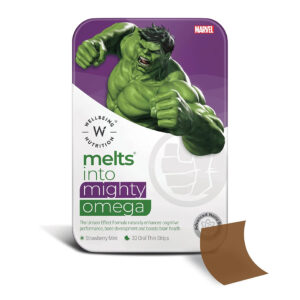 Wellbeing Nutrition Melts Mighty Omega (Marvel), 30strips