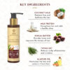 Khadi Essentials Coconut Milk Conditioner, 200ml - Image 2