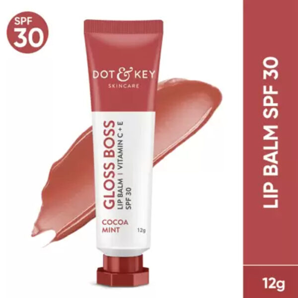 Dot & Key Gloss Boss Tinted Cocoa Mint Lip Balm, 12gm