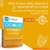 HK Vitals Disolve Vitamin D3 Raspberry, 30strips - Image 4
