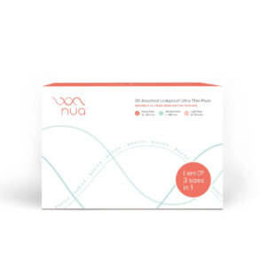 Nua Assorted Leakproof Ultra Thin Pads, 30pads