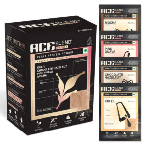 Ace Blend Intense Plant Protein Powder, 4packs