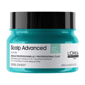 L’Oreal Professionnel Scalp Advanced Anti-Oiliness 2-In-1 Deep Purifier Clay, 250gm