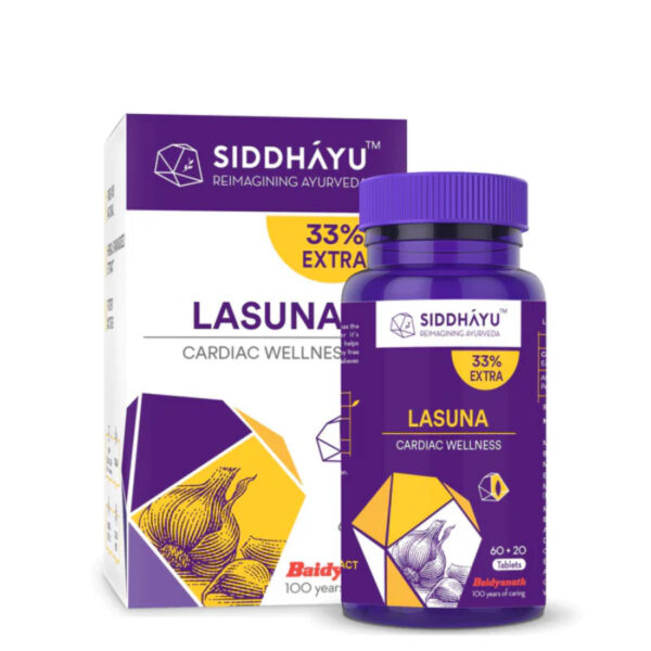 Siddhayu Lasuna Tablet, 80tabs
