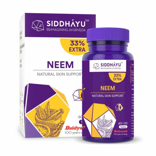 Siddhayu Neem Tablet, 80tabs
