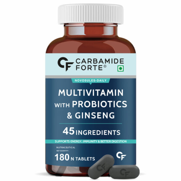 Carbamide Forte Multivitamin with Probiotics & Ginseng (Novosules-Daily), 180tabs