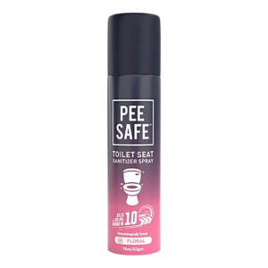 Pee Safe Toilet Seat Sanitizer Spray (Floral), 75ml