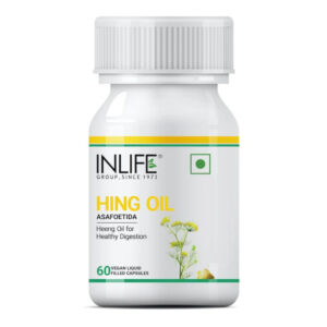 Inlife Hing Oil Capsule (Asafoetida), 60Caps